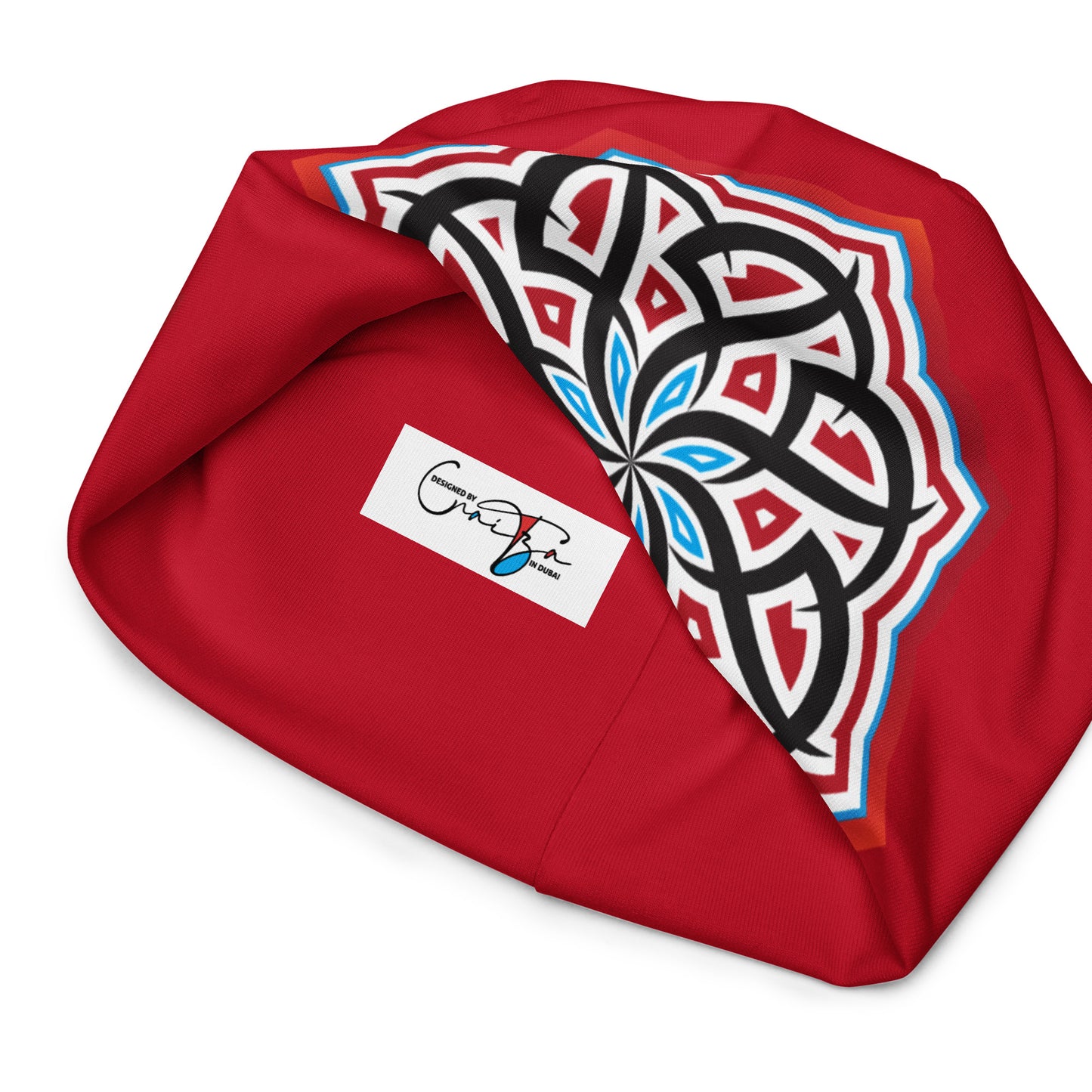 Arabian Summer Dream - All-Over Print Beanie by Craitza© Red Edition