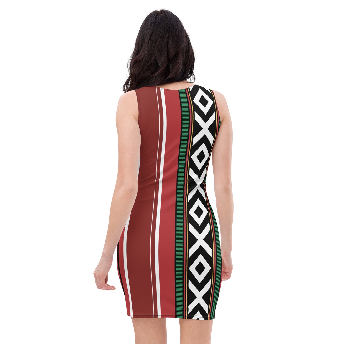 The Arabian Bedouin Sadu Style Traditional Motif - Bodycon dress by Craitza©