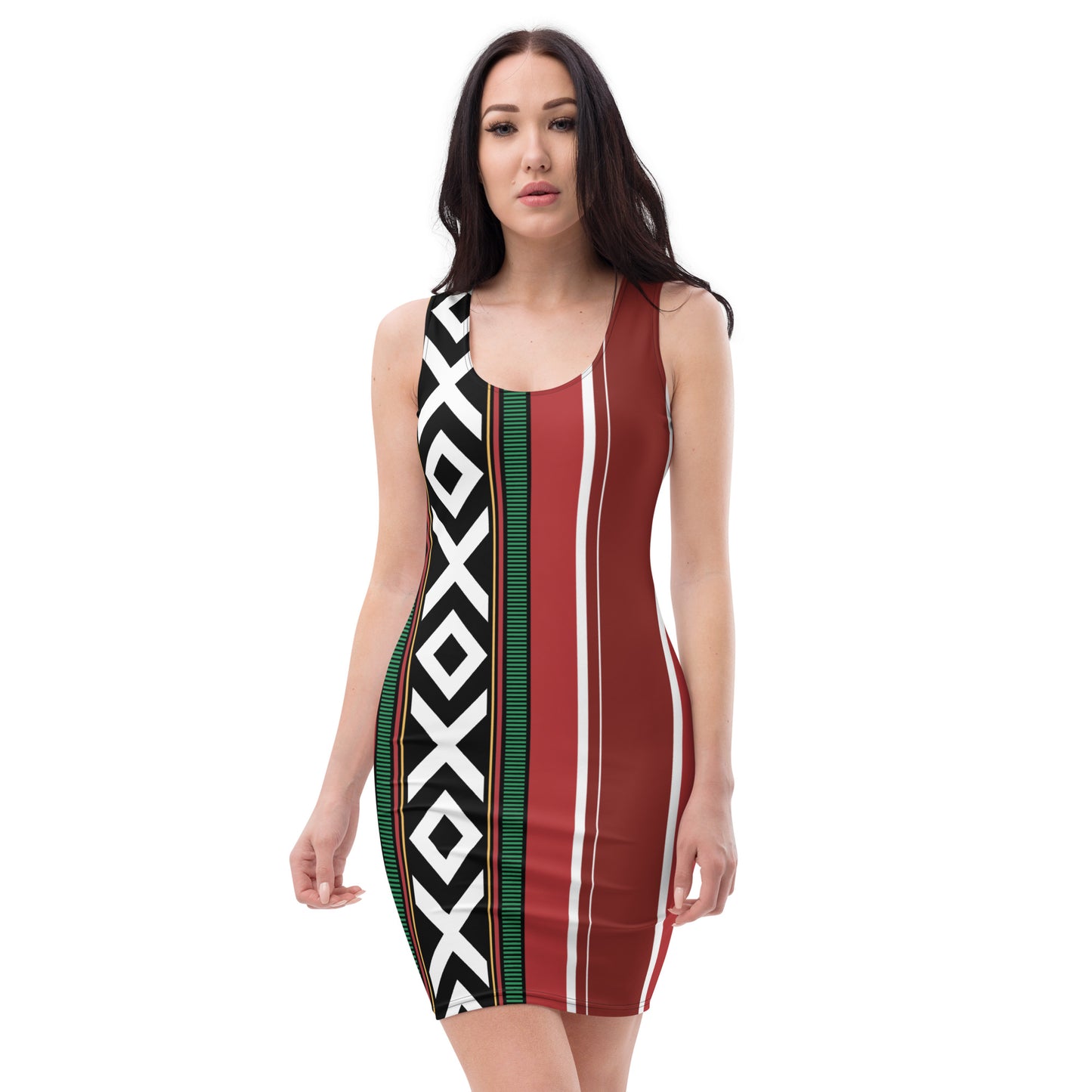 The Arabian Bedouin Sadu Style Traditional Motif - Bodycon dress by Craitza©