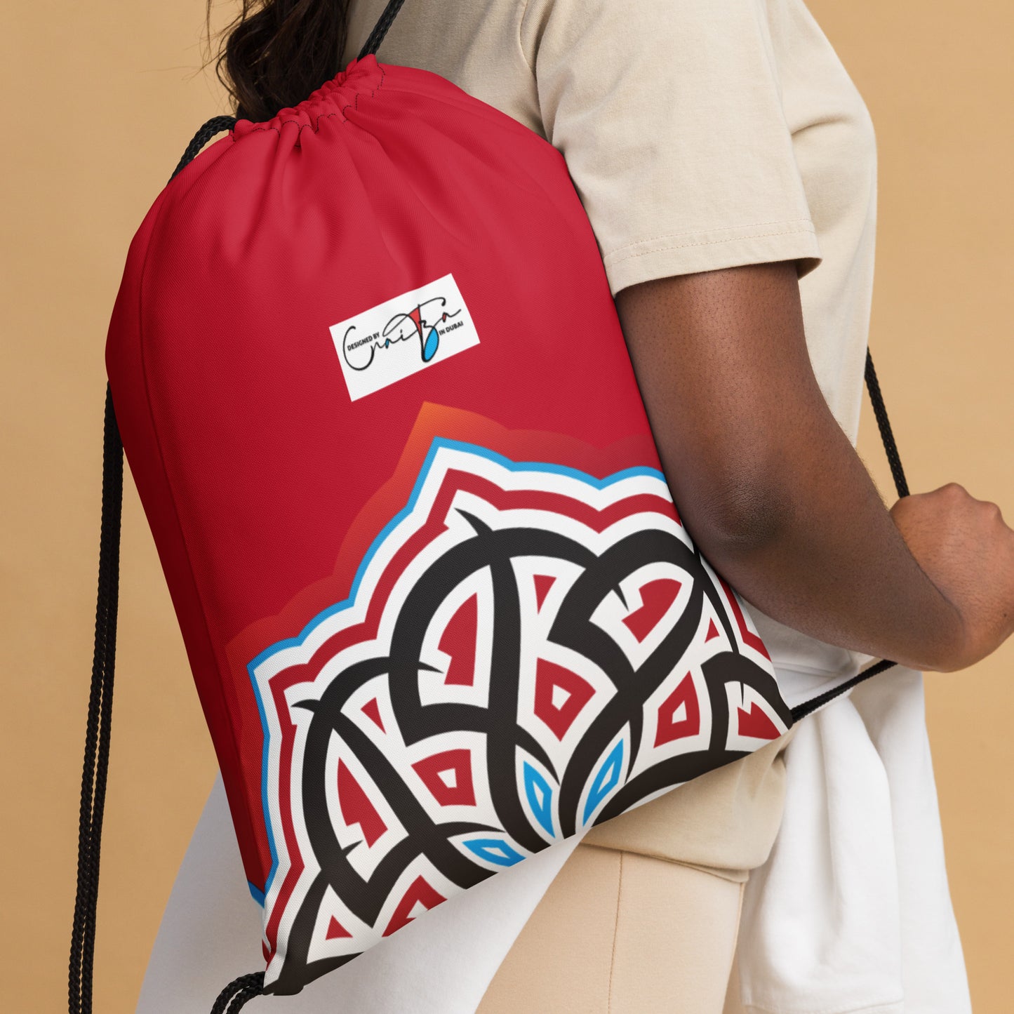 Arabian Summer Dream Red - Drawstring bag by Craitza© Red Edition