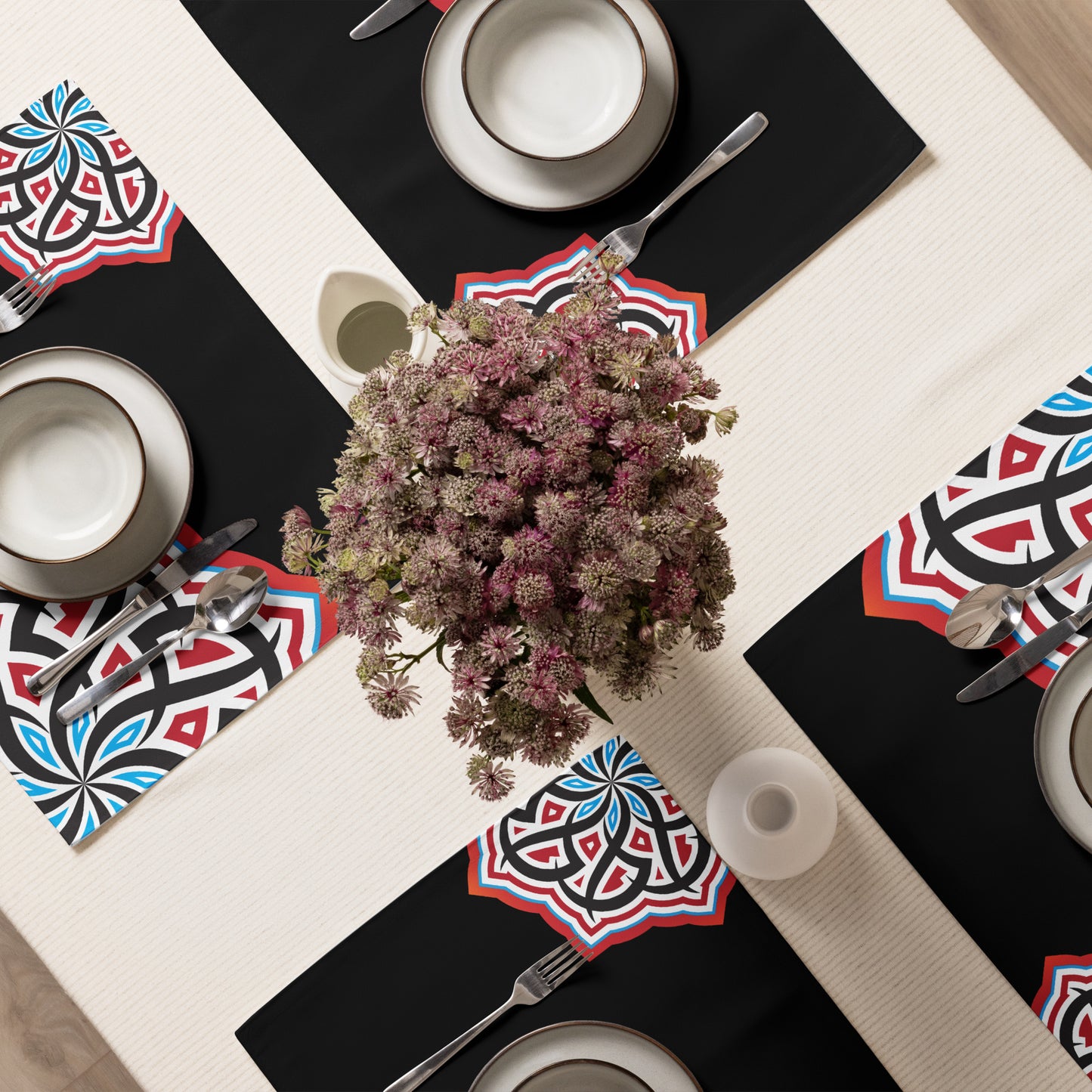 Arabian Summer Dream - Placemat Set by Craitza© Black Edition