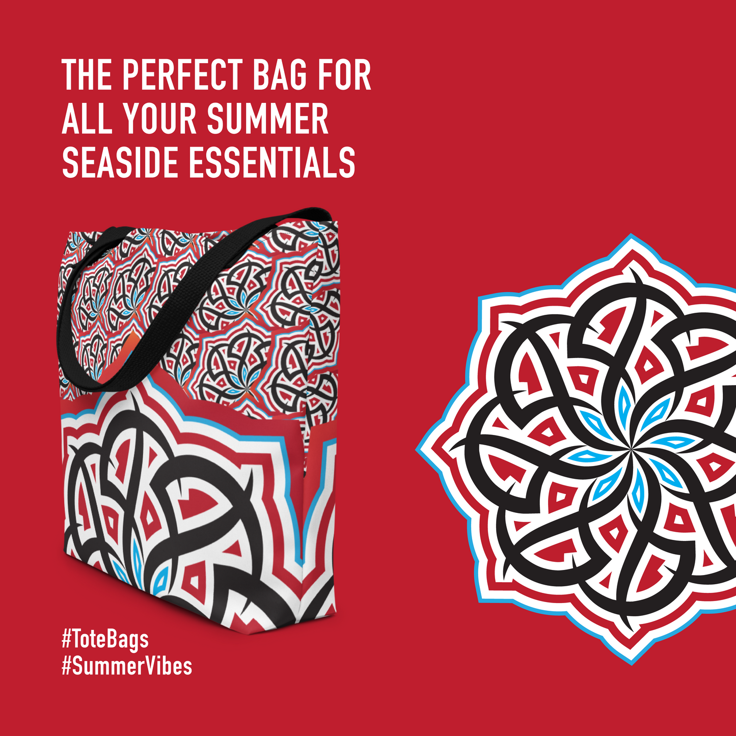 Arabian Summer Dream - All-Over Print Large Tote Bag by Craitza©