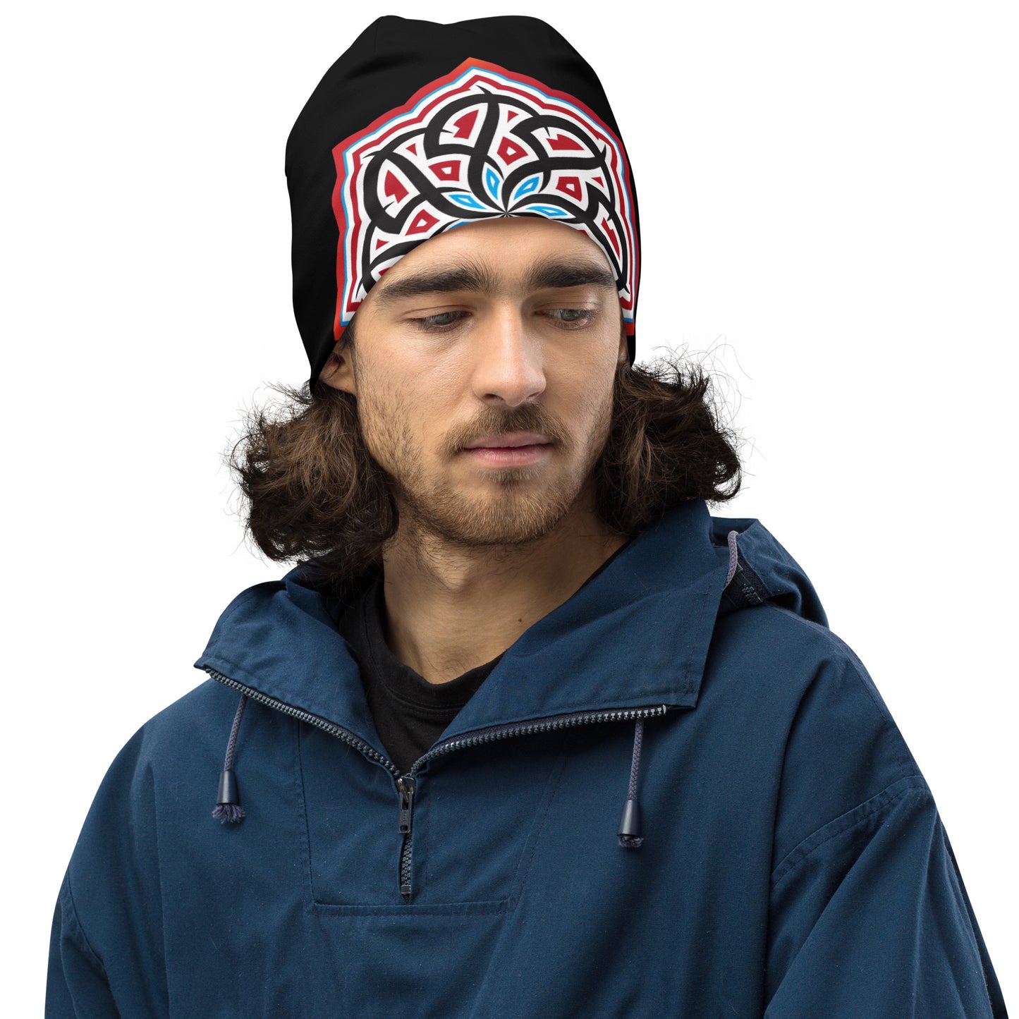 Arabian Summer Dream - The All-Over Print Beanie by Craitza© Black Edition