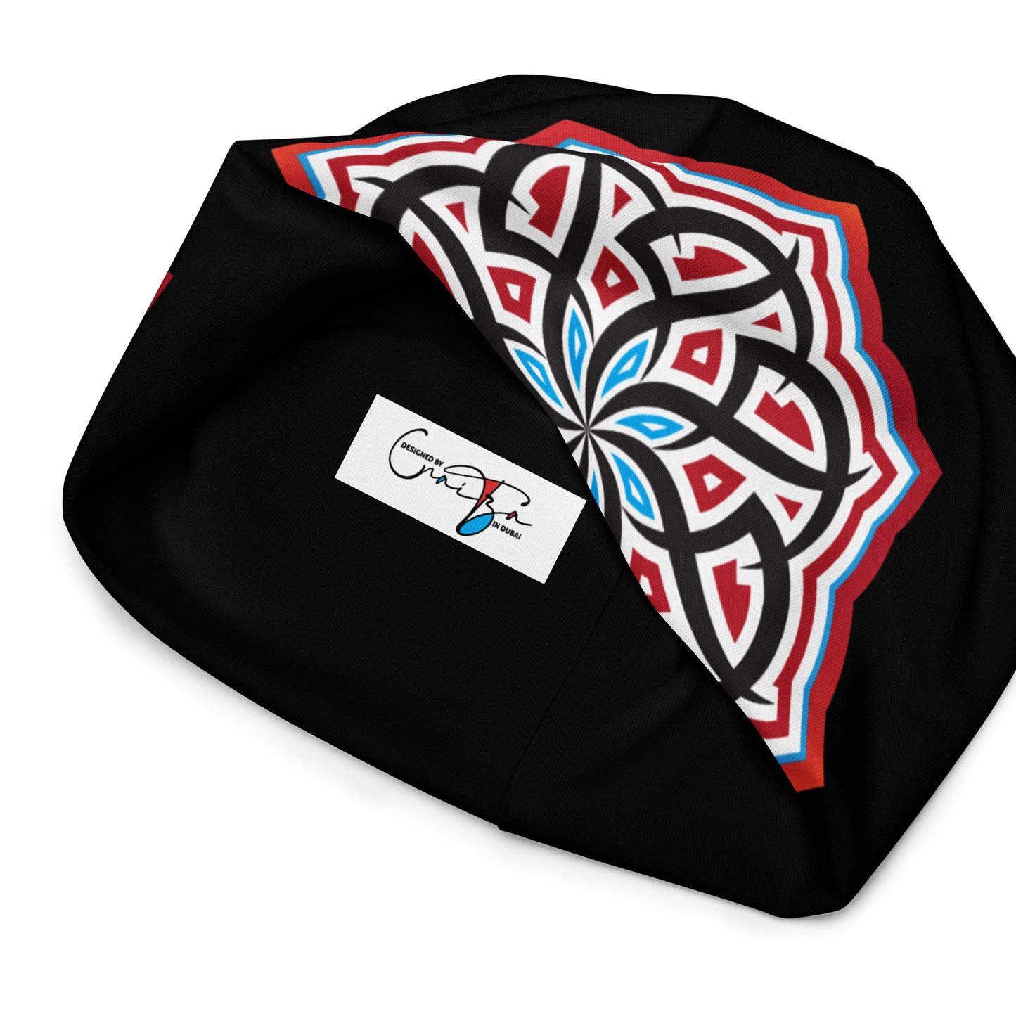 Arabian Summer Dream - The All-Over Print Beanie by Craitza© Black Edition