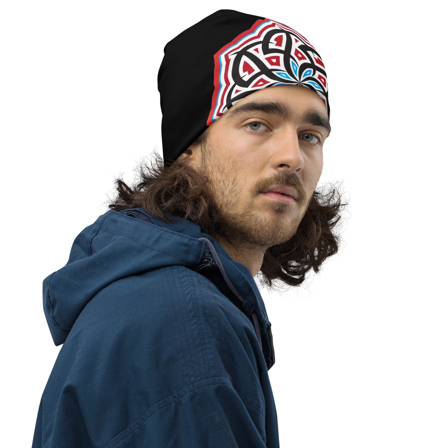 Arabian Summer Dream - The All-Over Print Beanie by Craitza© Black Edition