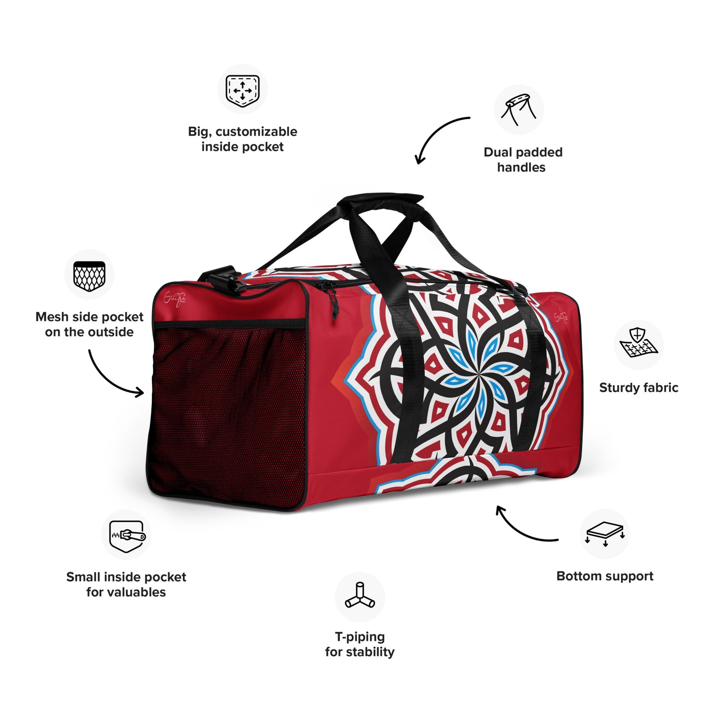 Arabian Summer Dream - Duffle bag by Craitza© Red Edition