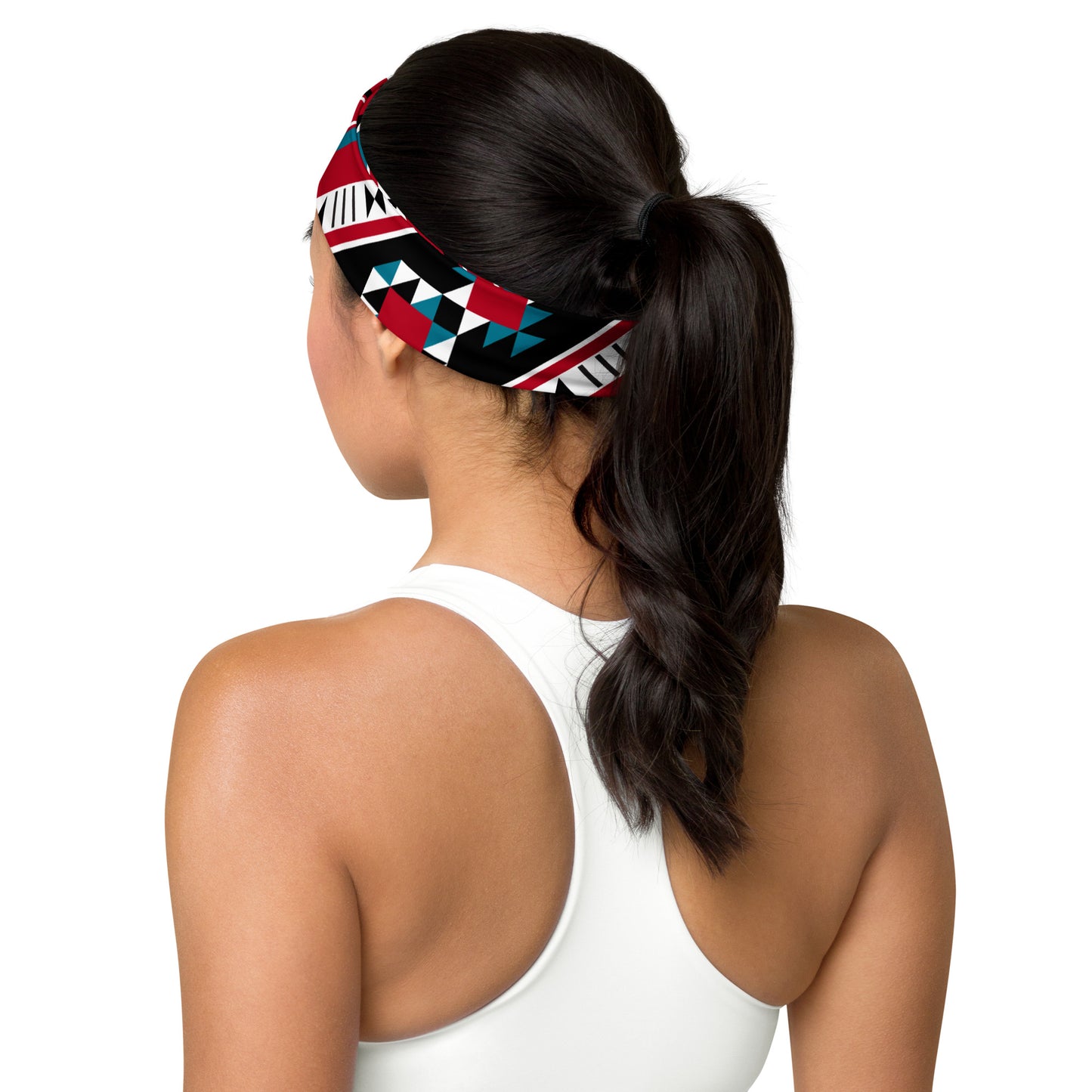 Traditional Vintage Sadu Diamonds Pattern Headband By Craitza©