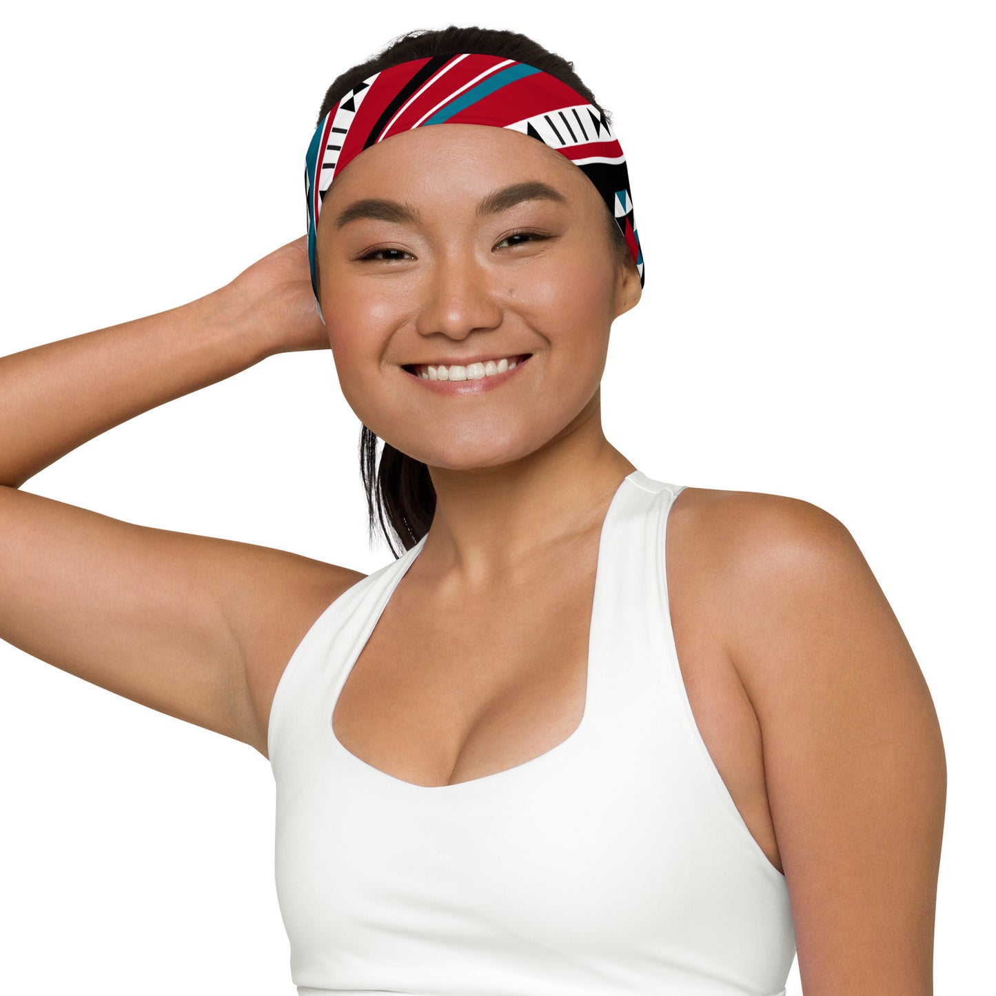Traditional Vintage Sadu Diamonds Pattern Headband By Craitza©