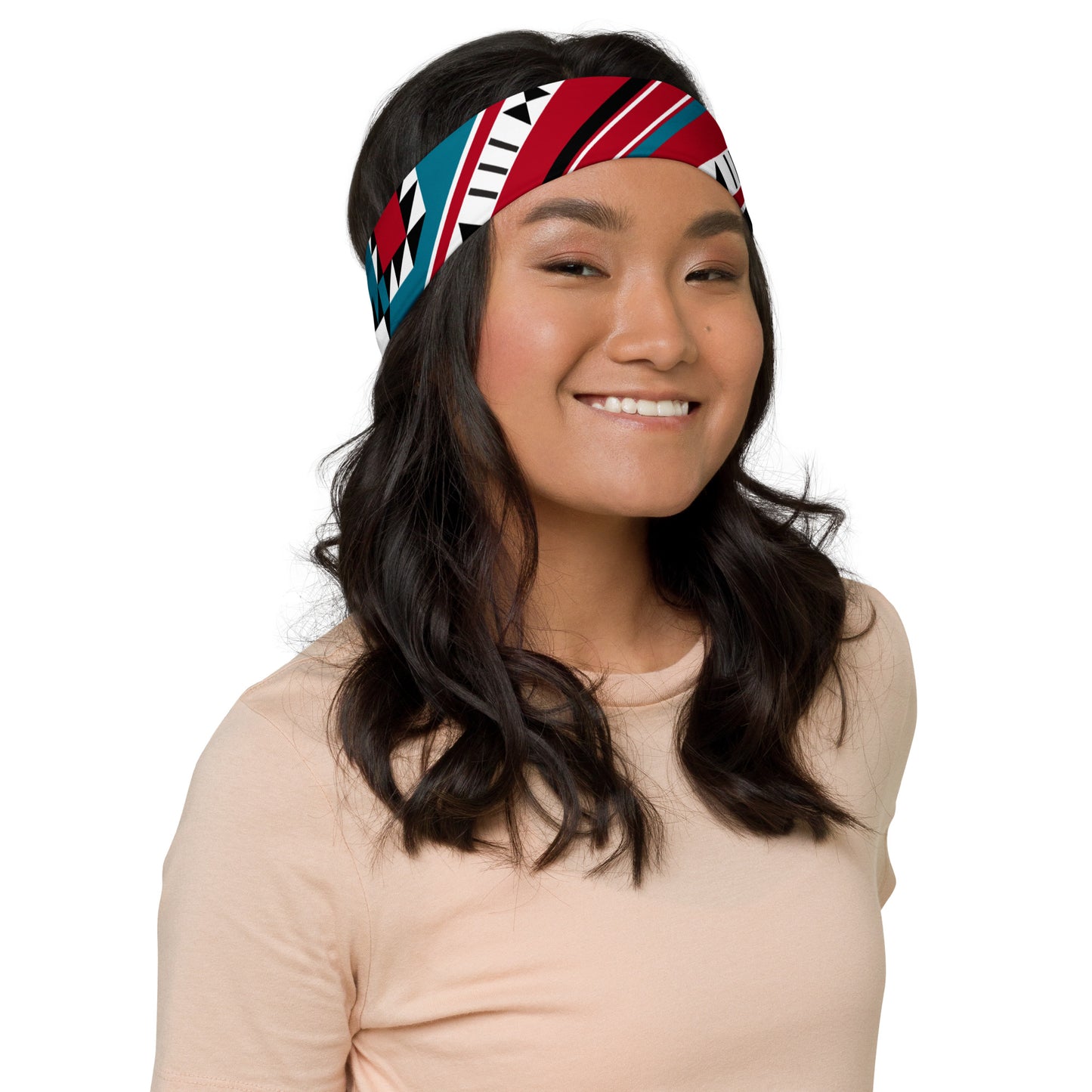 Traditional Vintage Sadu Diamonds Pattern Headband By Craitza©