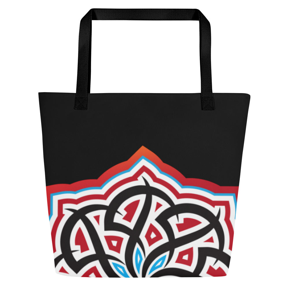Arabian Summer Dream - The All-Over Print Large Tote Bag by Craitza© Black Edition