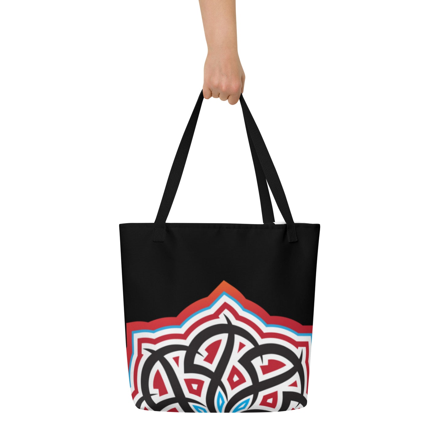 Arabian Summer Dream - The All-Over Print Large Tote Bag by Craitza© Black Edition
