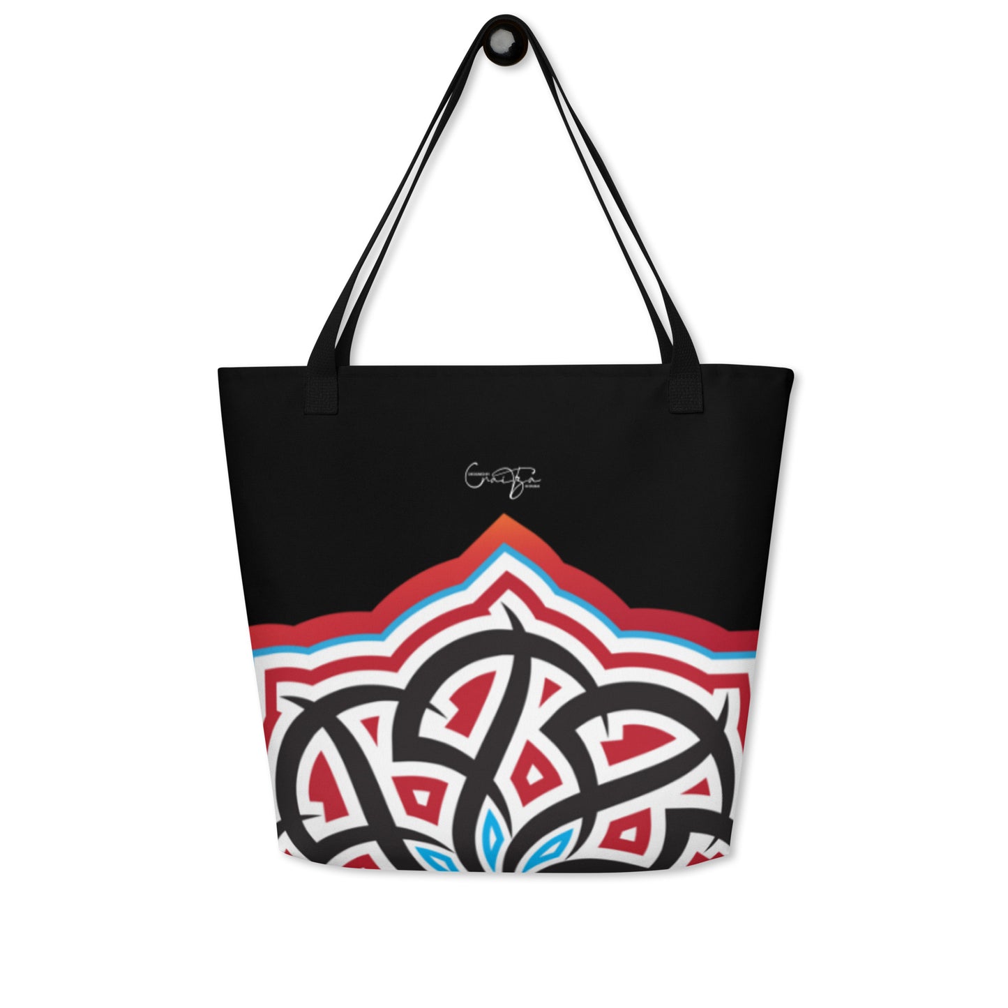 Arabian Summer Dream - The All-Over Print Large Tote Bag by Craitza© Black Edition
