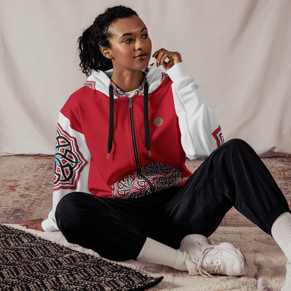 Arabian Summer Dream - Unisex zip hoodie by Craitza© Red Edition Arabian Summer Dream - Unisex zip hoodie by Craitza© Red Edition