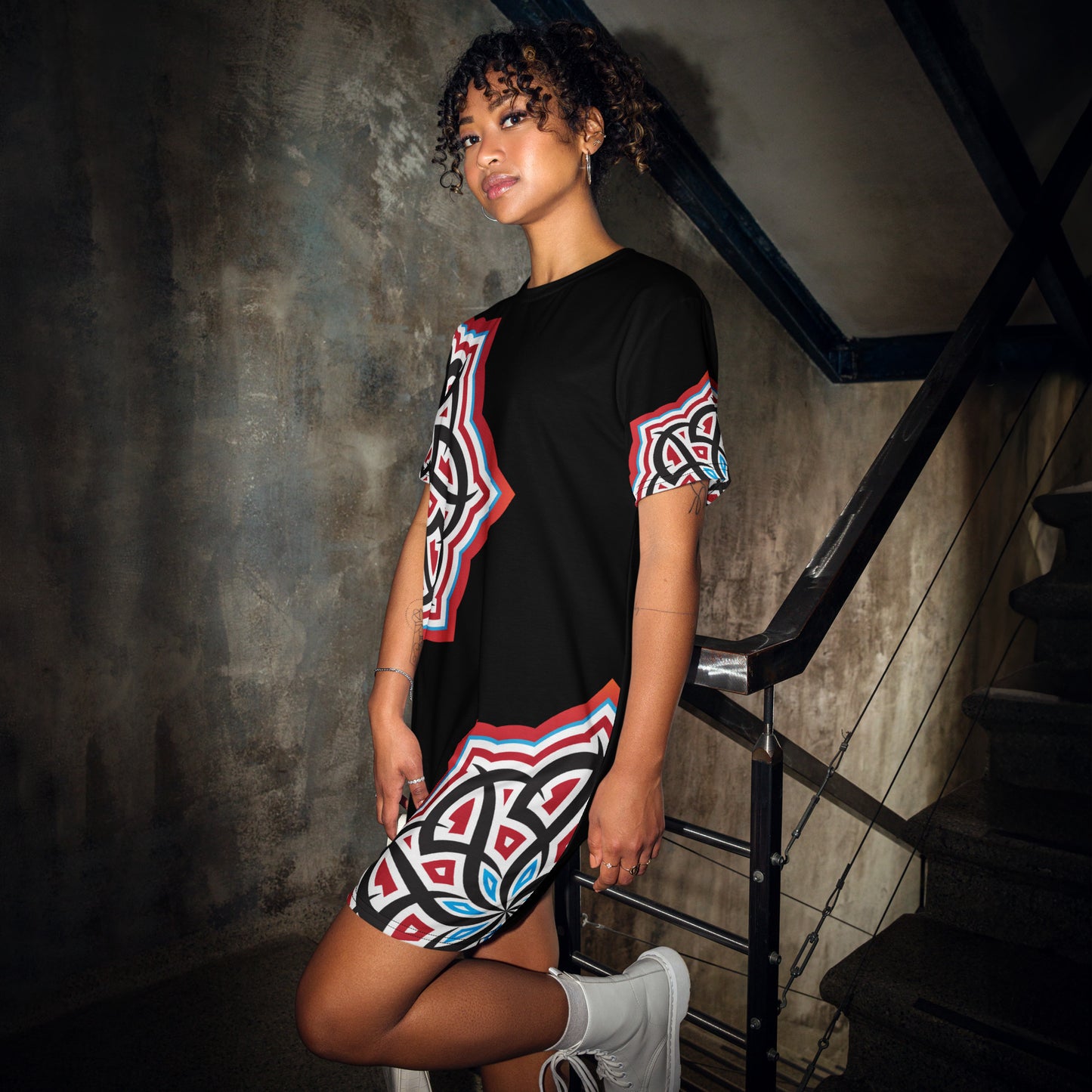 Arabian Summer Dream - T-shirt Dress by Craitza© Black Edition