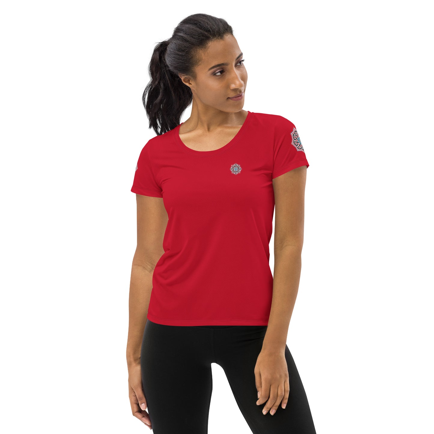 Arabian Summer Dream - All-Over Print Women's Athletic T-shirt by Craitza© Red Edition