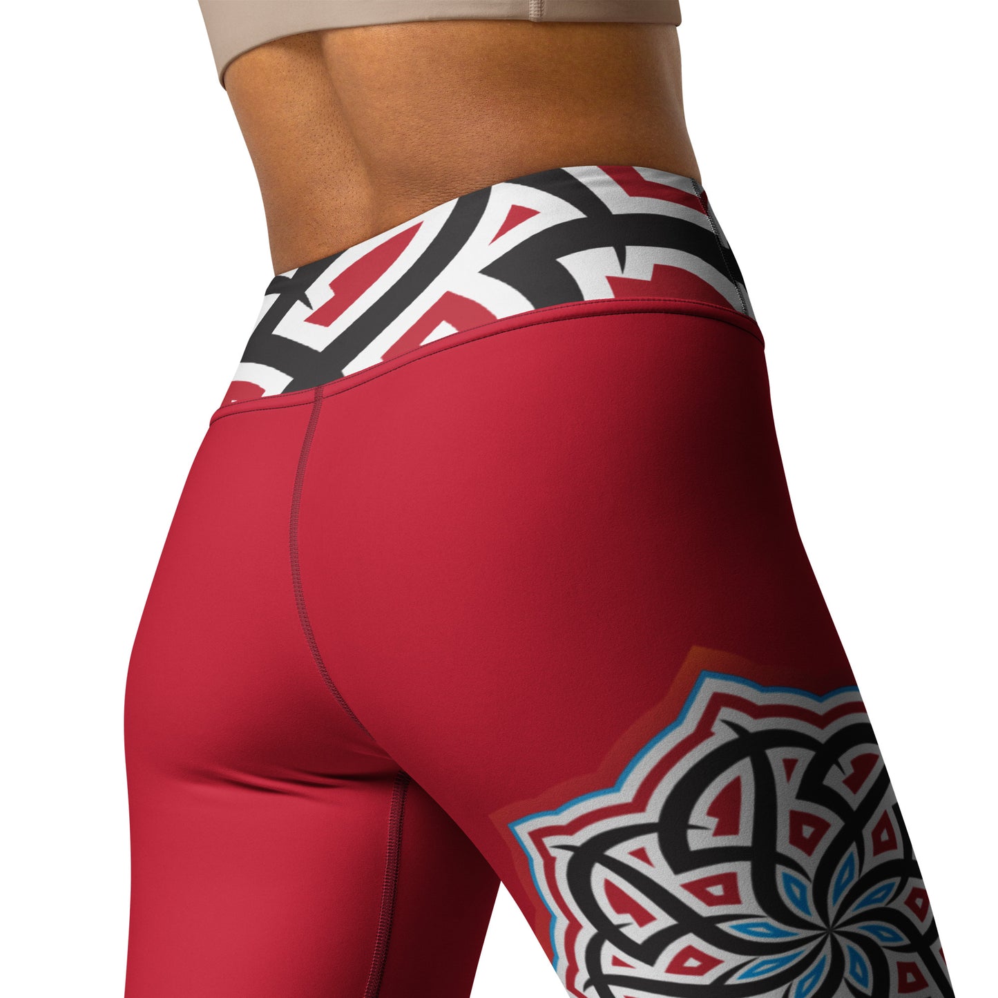Arabian Summer Dream - Yoga Leggings by Craitza© Red Edition