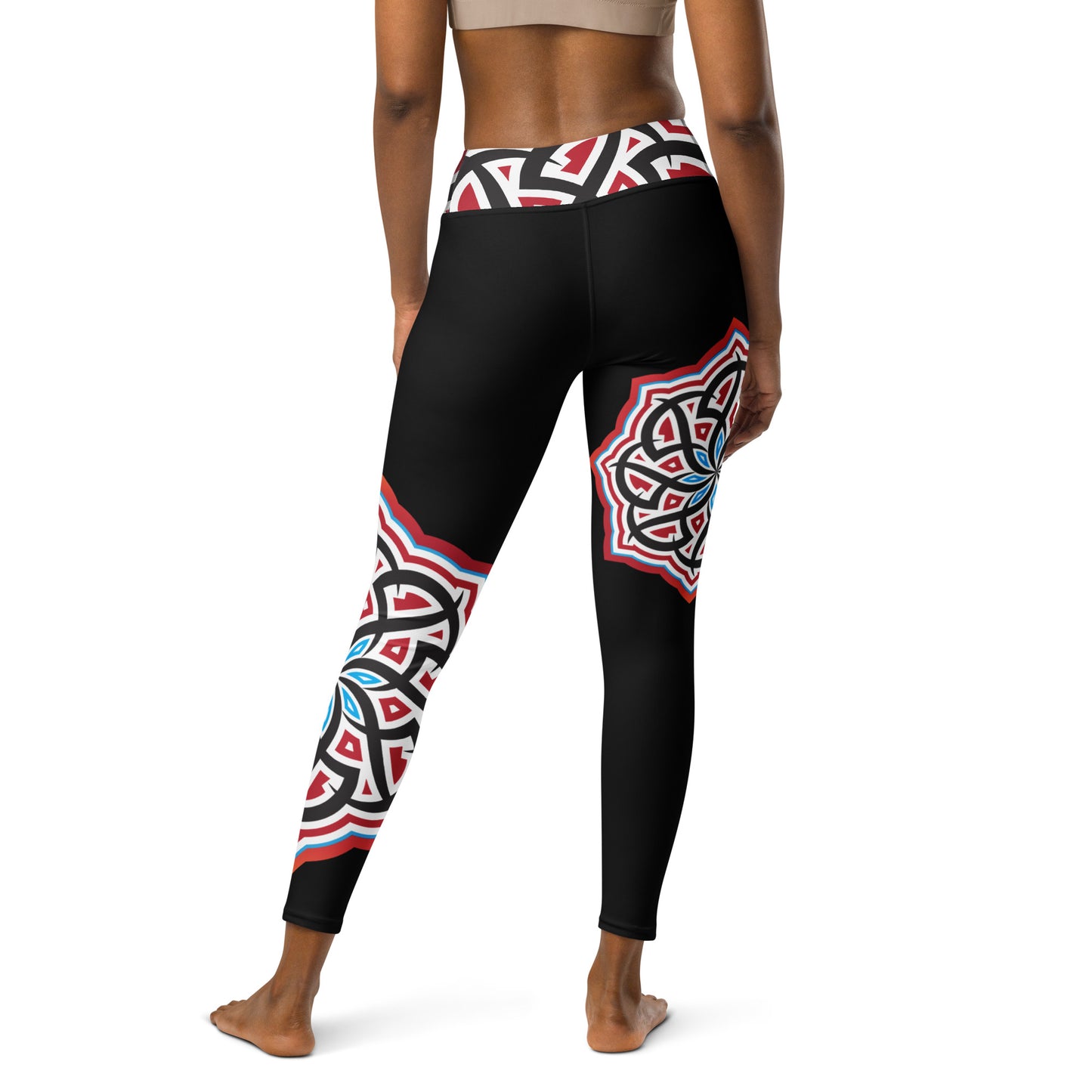 Arabian Summer Dream - Yoga Leggings by Craitza© Black Edition