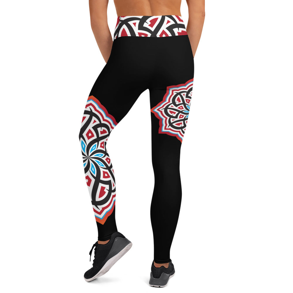 Arabian Summer Dream - Yoga Leggings by Craitza© Black Edition