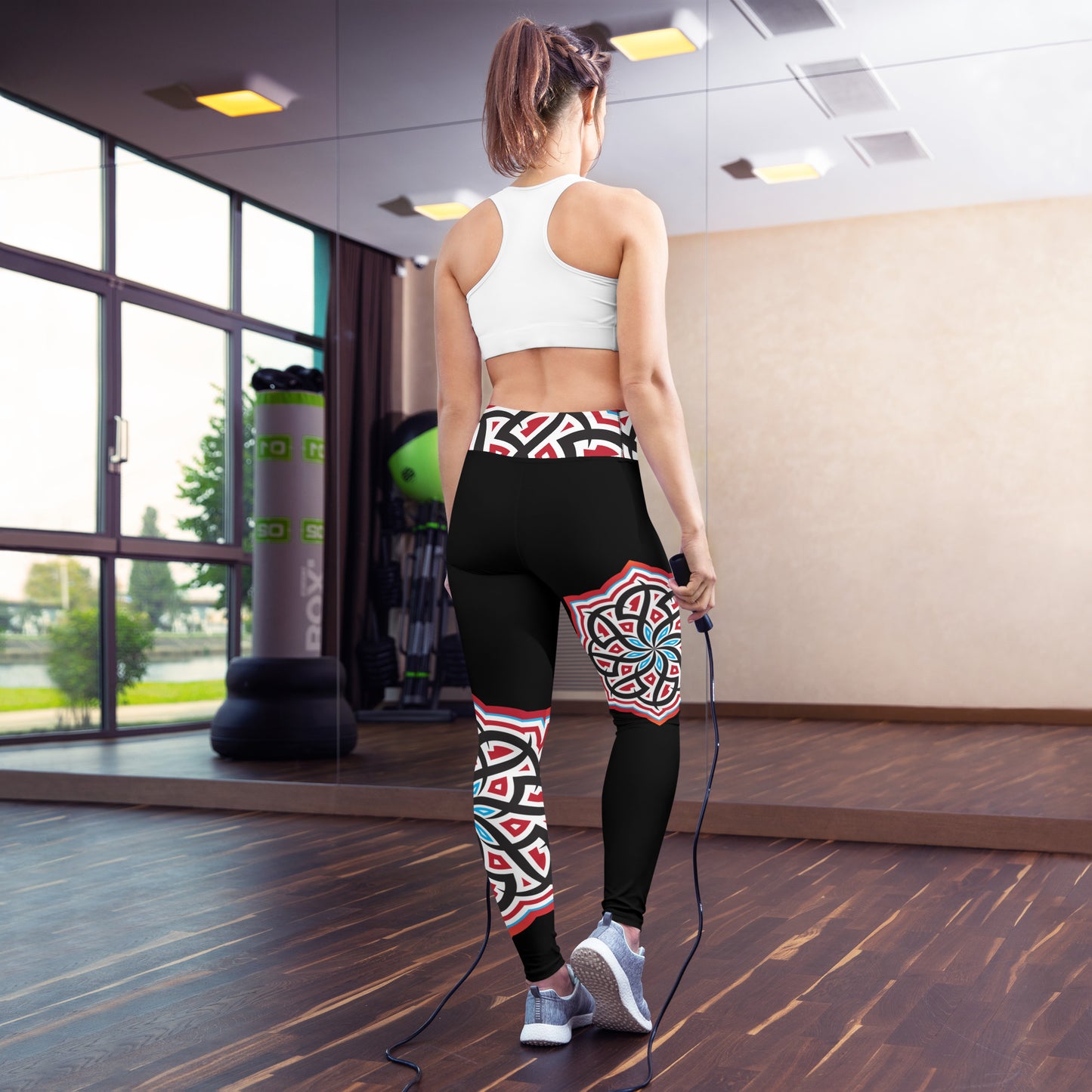 Arabian Summer Dream - Yoga Leggings by Craitza© Black Edition
