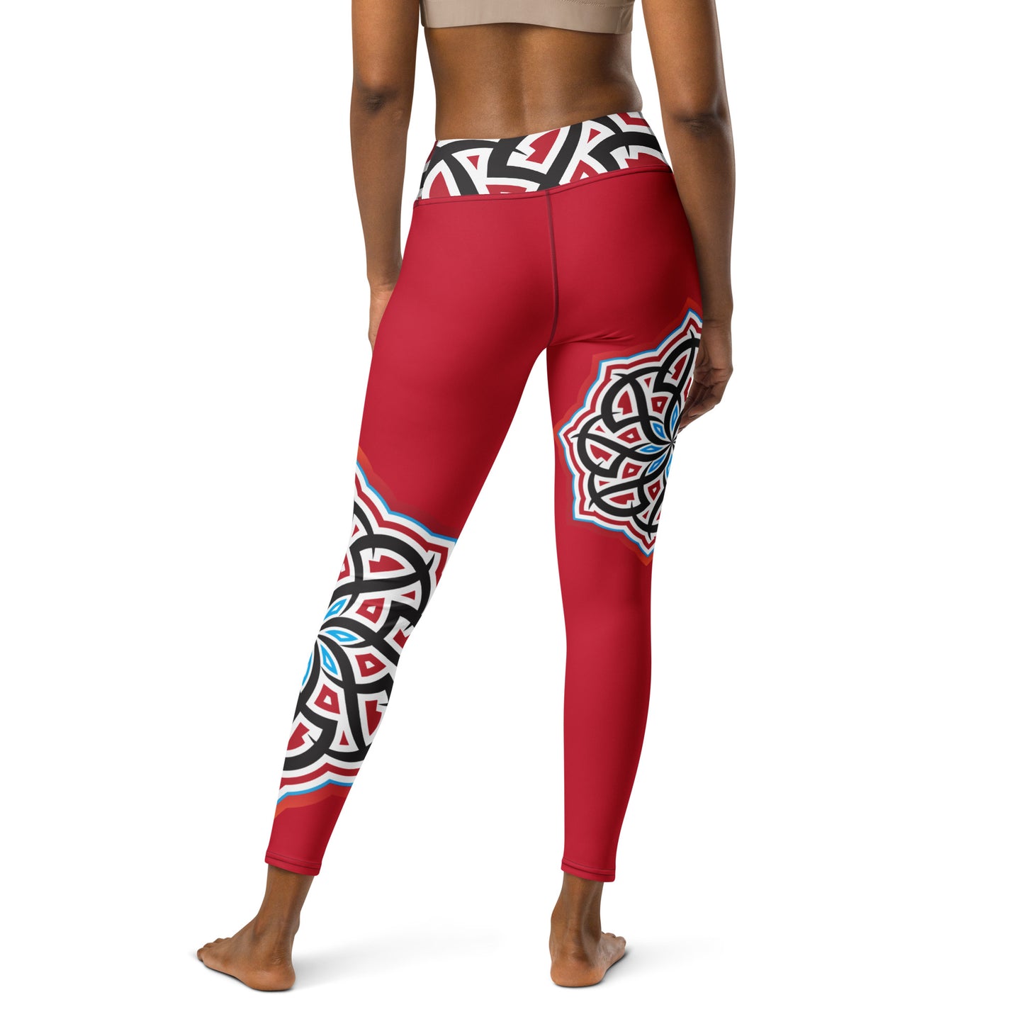 Arabian Summer Dream - Yoga Leggings by Craitza© Red Edition