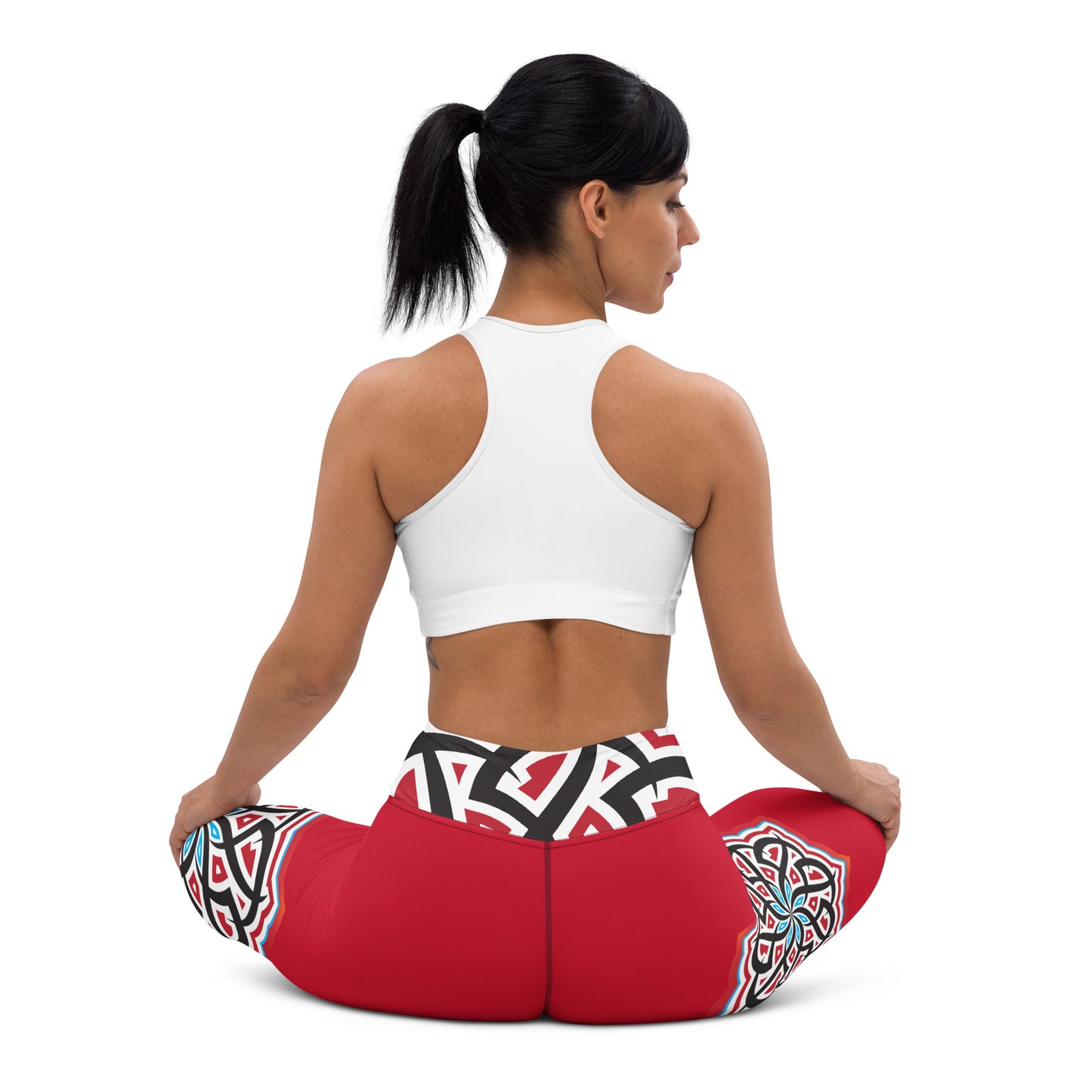 Arabian Summer Dream - Yoga Leggings by Craitza© Red Edition