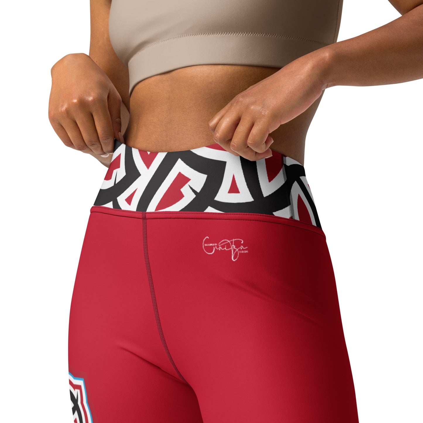 Arabian Summer Dream - Yoga Leggings by Craitza© Red Edition