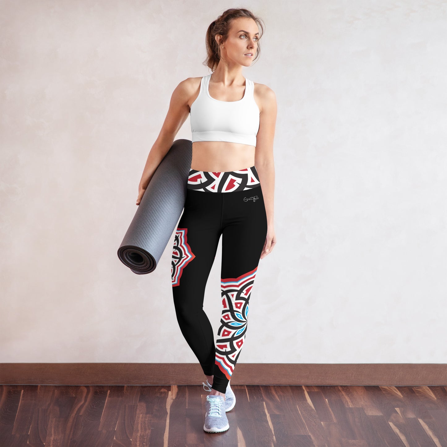Arabian Summer Dream - Yoga Leggings by Craitza© Black Edition