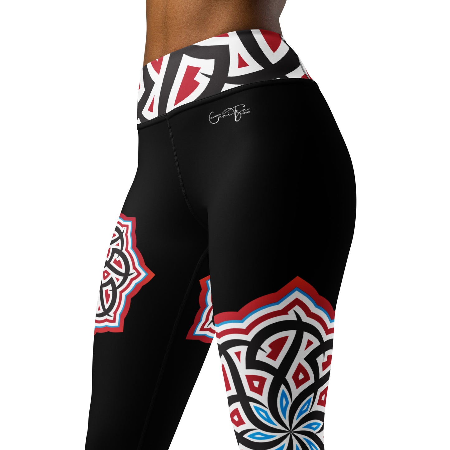 Arabian Summer Dream - Yoga Leggings by Craitza© Black Edition
