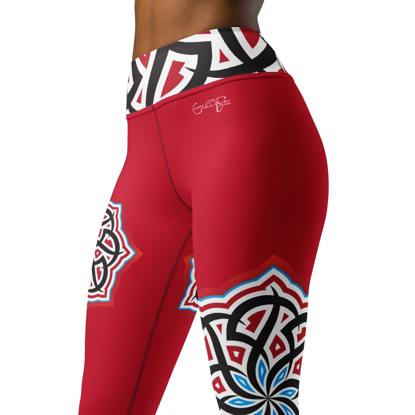 Arabian Summer Dream - Yoga Leggings by Craitza© Red Edition