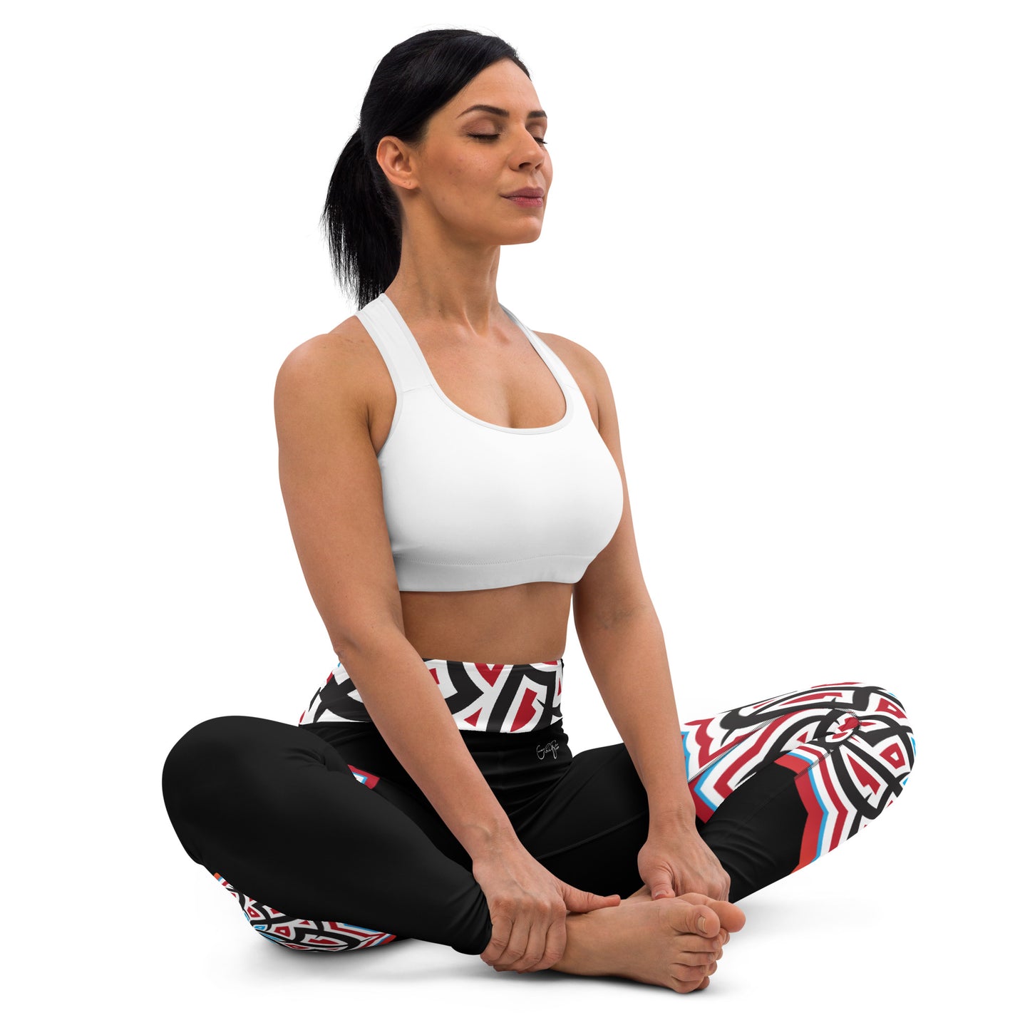 Arabian Summer Dream - Yoga Leggings by Craitza© Black Edition