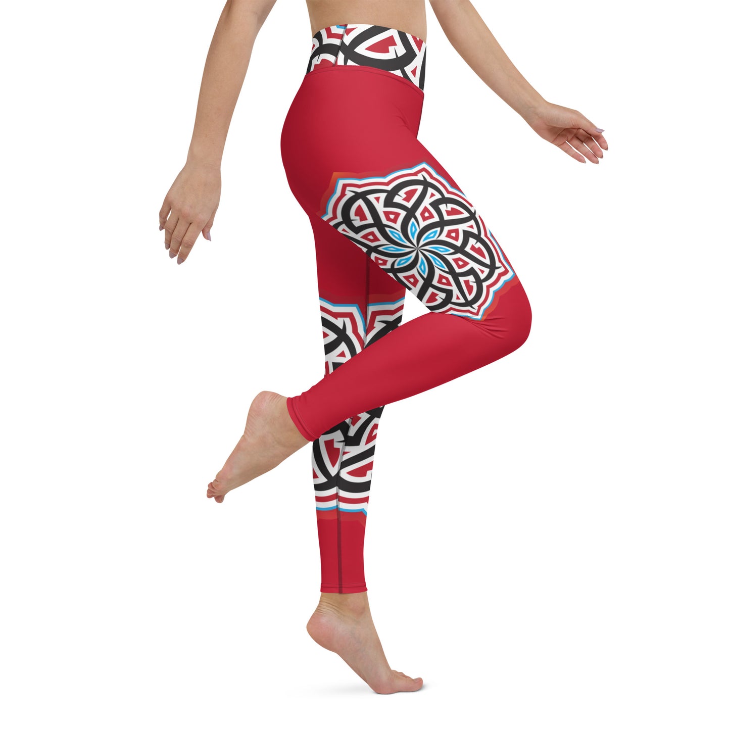 Arabian Summer Dream - Yoga Leggings by Craitza© Red Edition