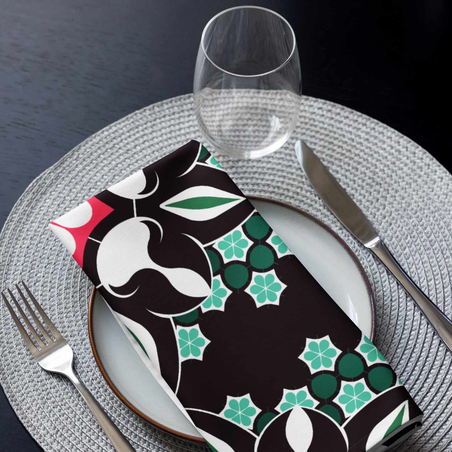 Traditional Arabesque Decorative Ornament - Cloth napkin set by Craitza©