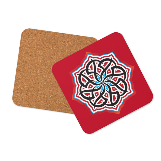 Arabian Summer Dream - Cork-back coaster By Craitza© Red Edition