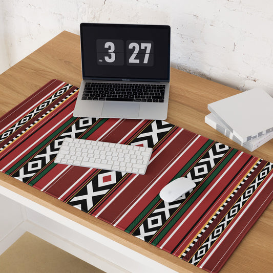 Detailed Sadu Traditional Motif Gaming Mouse Pad by Craitza