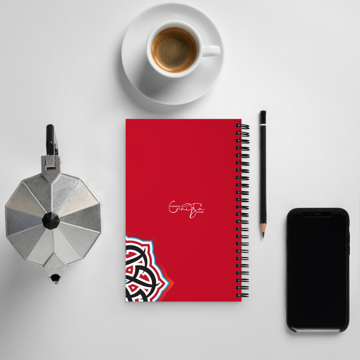 Arabian Summer Dream - Spiral notebook by Craitza© Red Edition